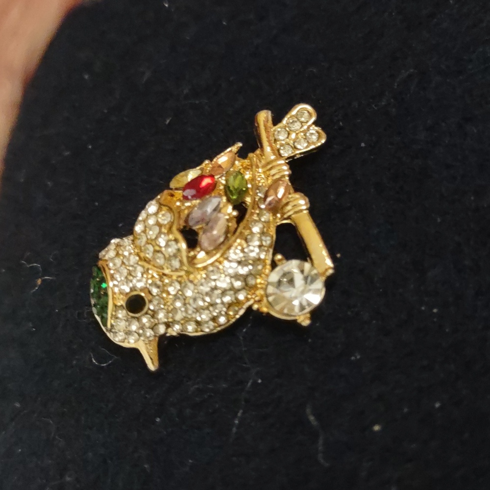 Crystal Bird On A Limb